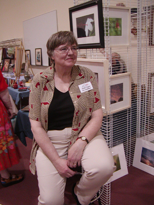 Elaine Hagen at the Redwood Falls Library